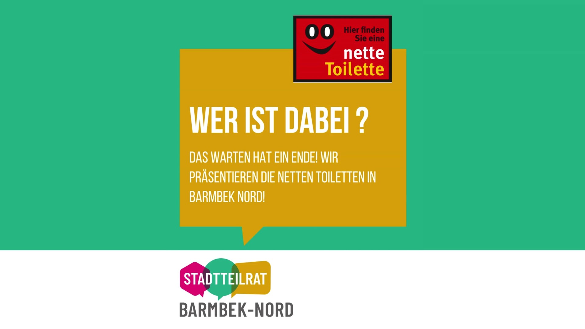 Hier sind sie: die Standorte der „Netten Toilette“ in Barmbek Nord!